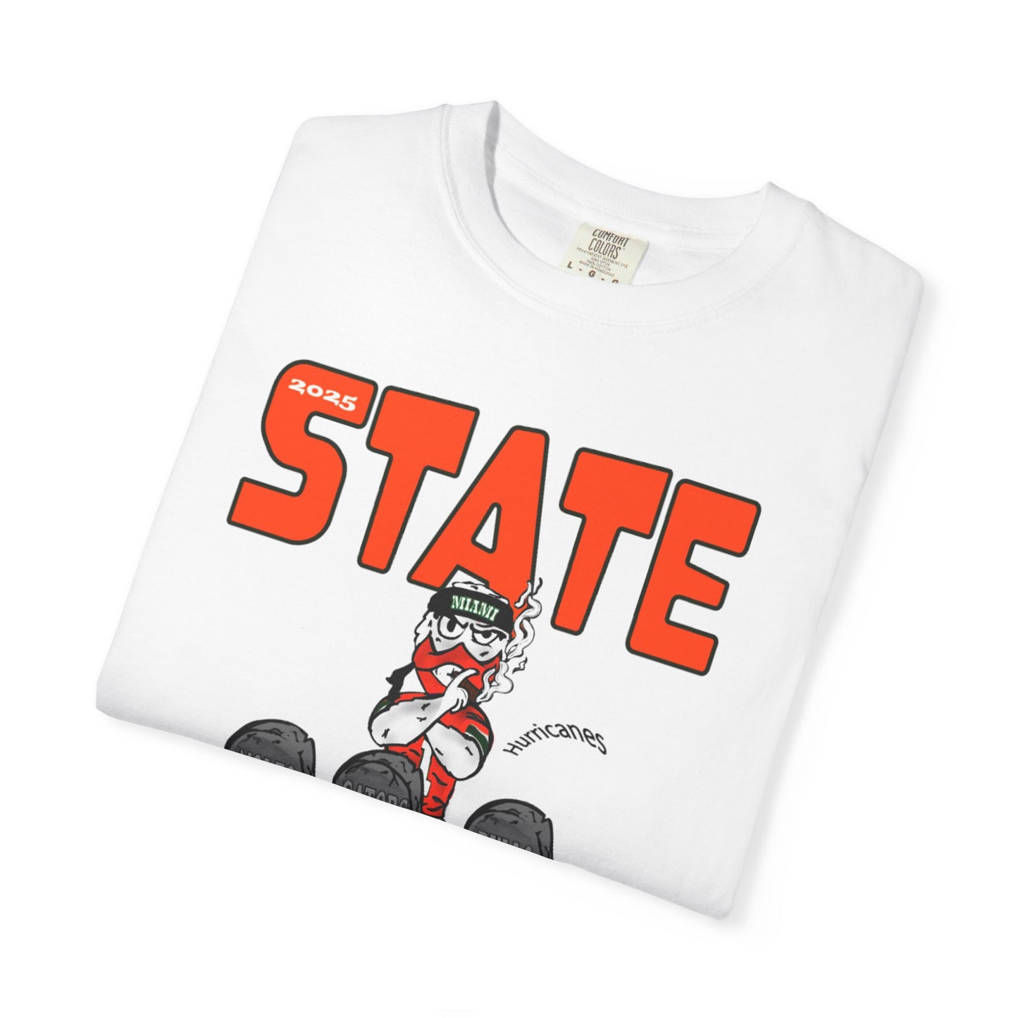 Miami Hurricanes 2025 State Champs Tee