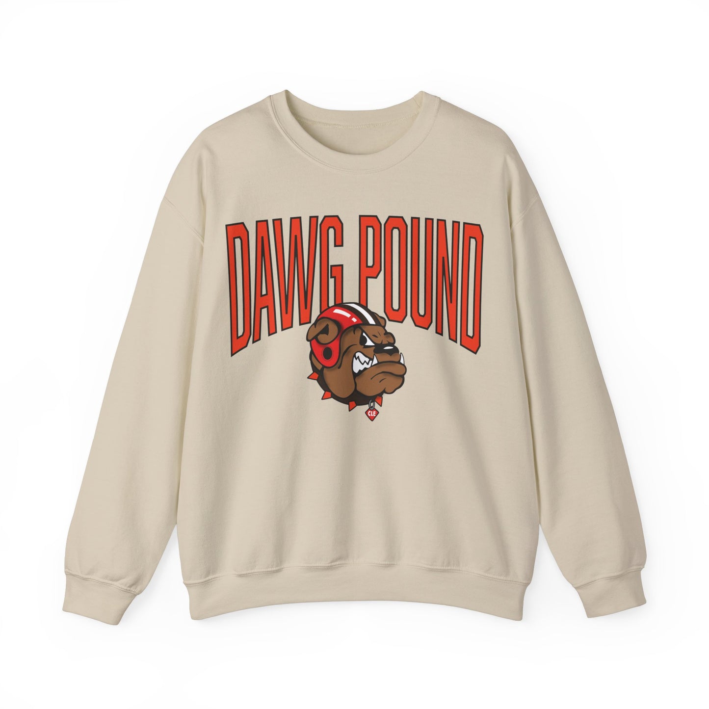 Cleveland Browns Dawg Logo Crewneck