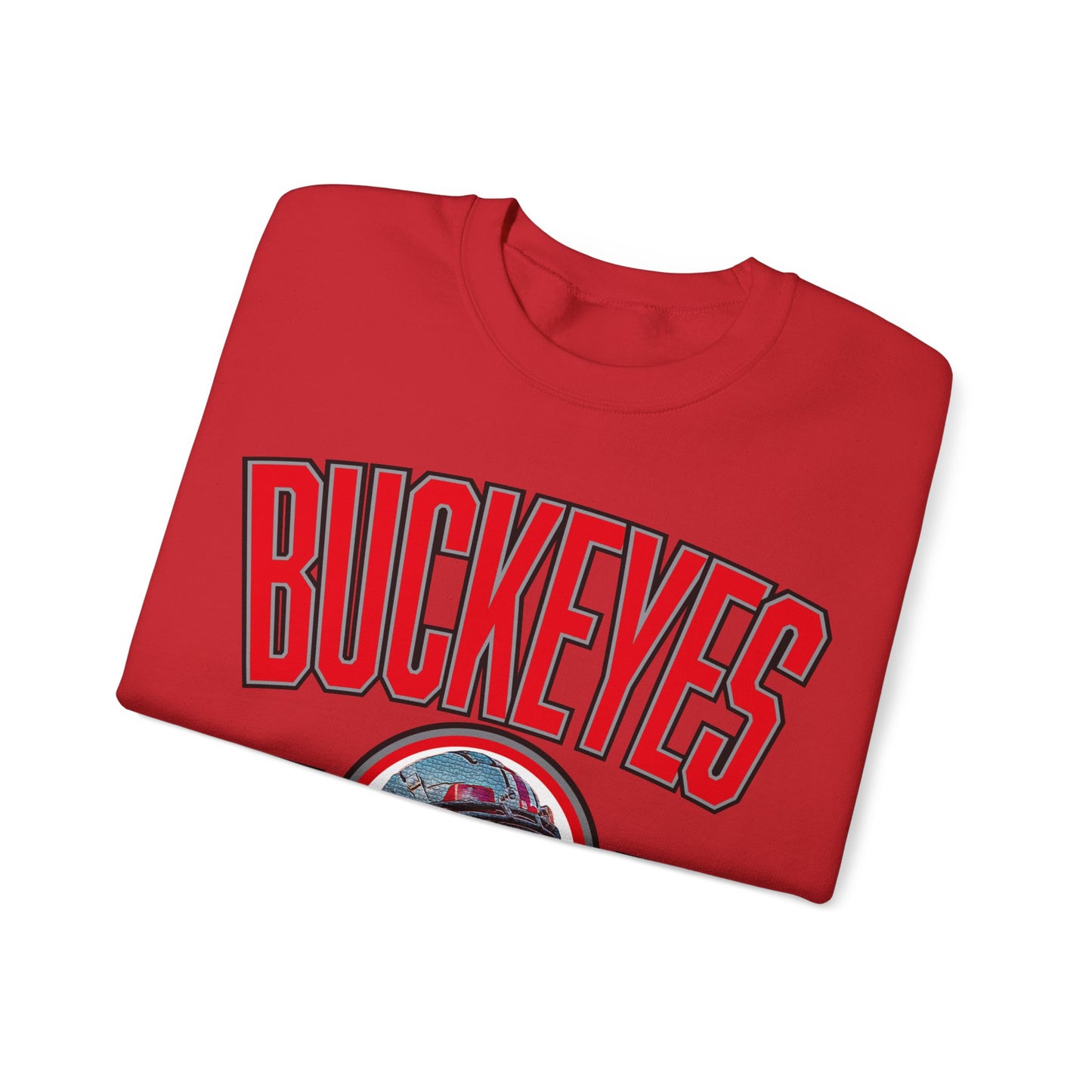 Ohio State Buckeyes Helmet Crewneck