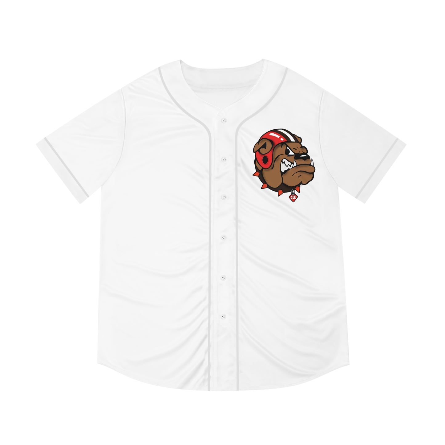 Cleveland Browns Dawg Button-Up Jersey (White)