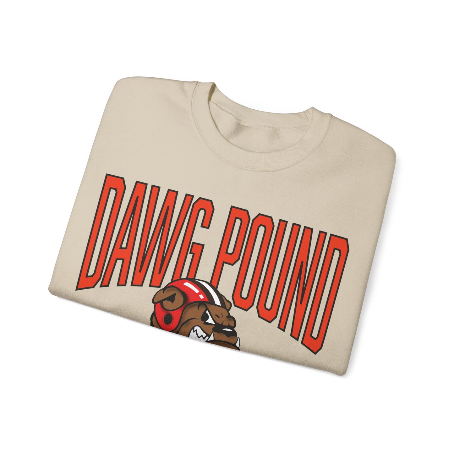 Cleveland Browns Dawg Logo Crewneck