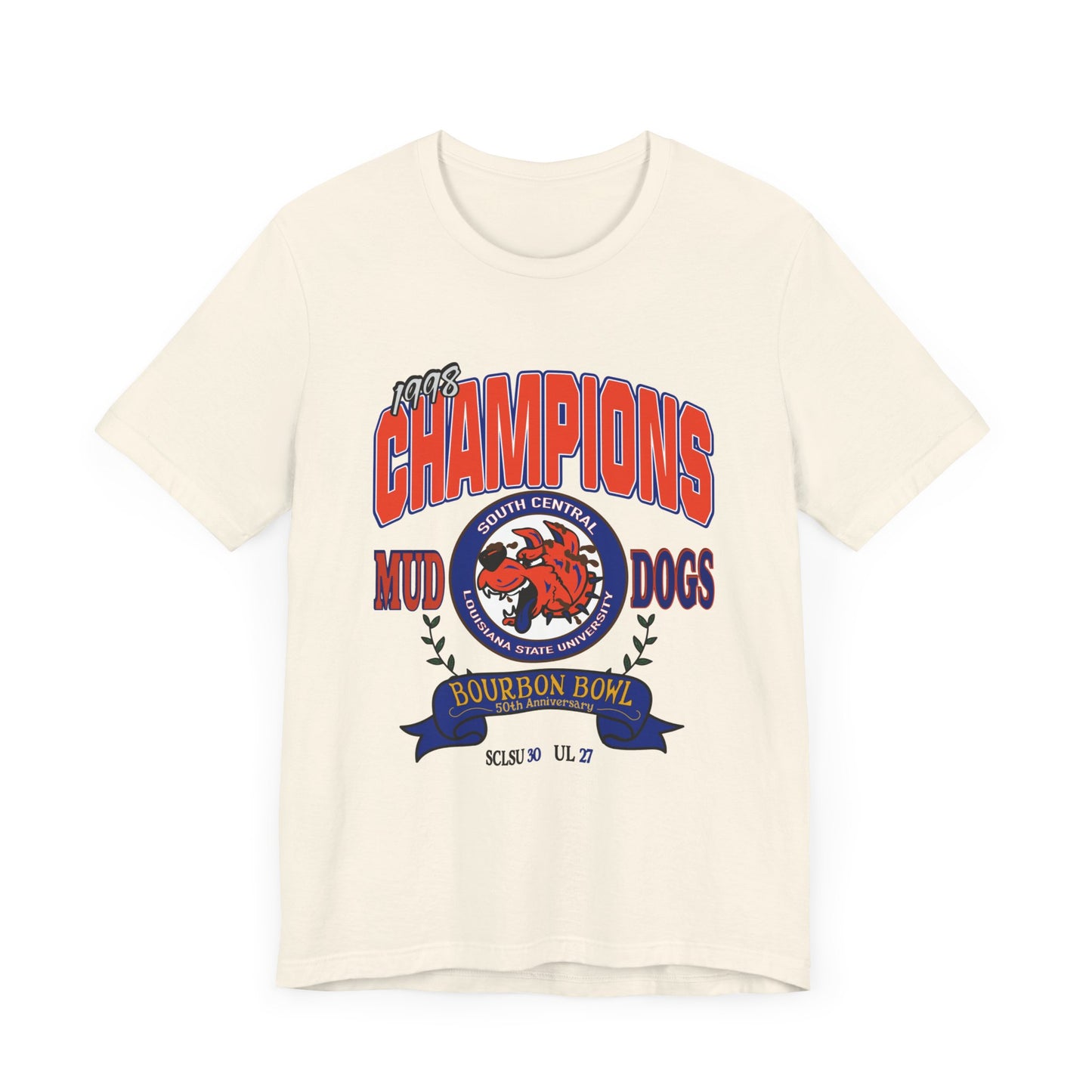 Waterboy Mud Dogs Bourbon Bowl Champs Tee