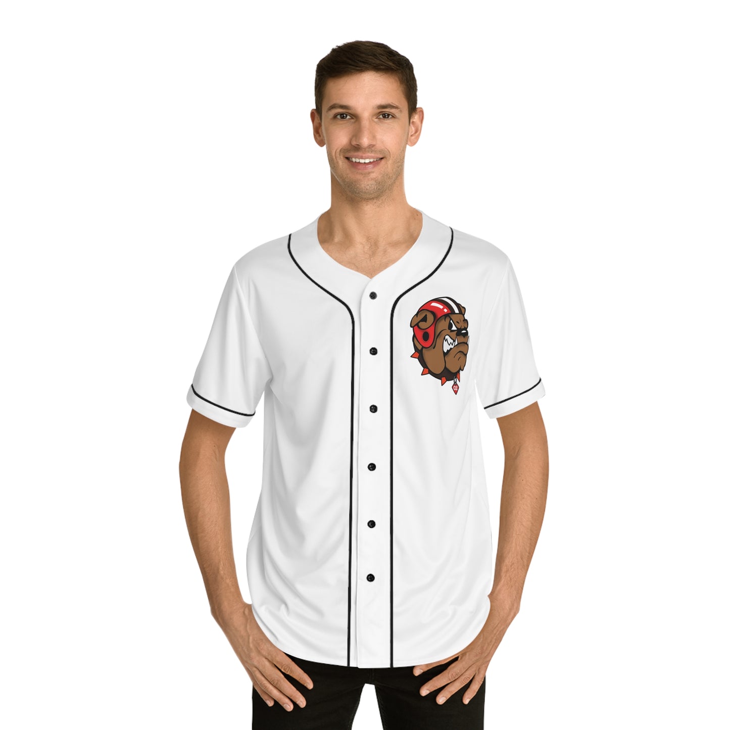 Cleveland Browns Dawg Button-Up Jersey (White)