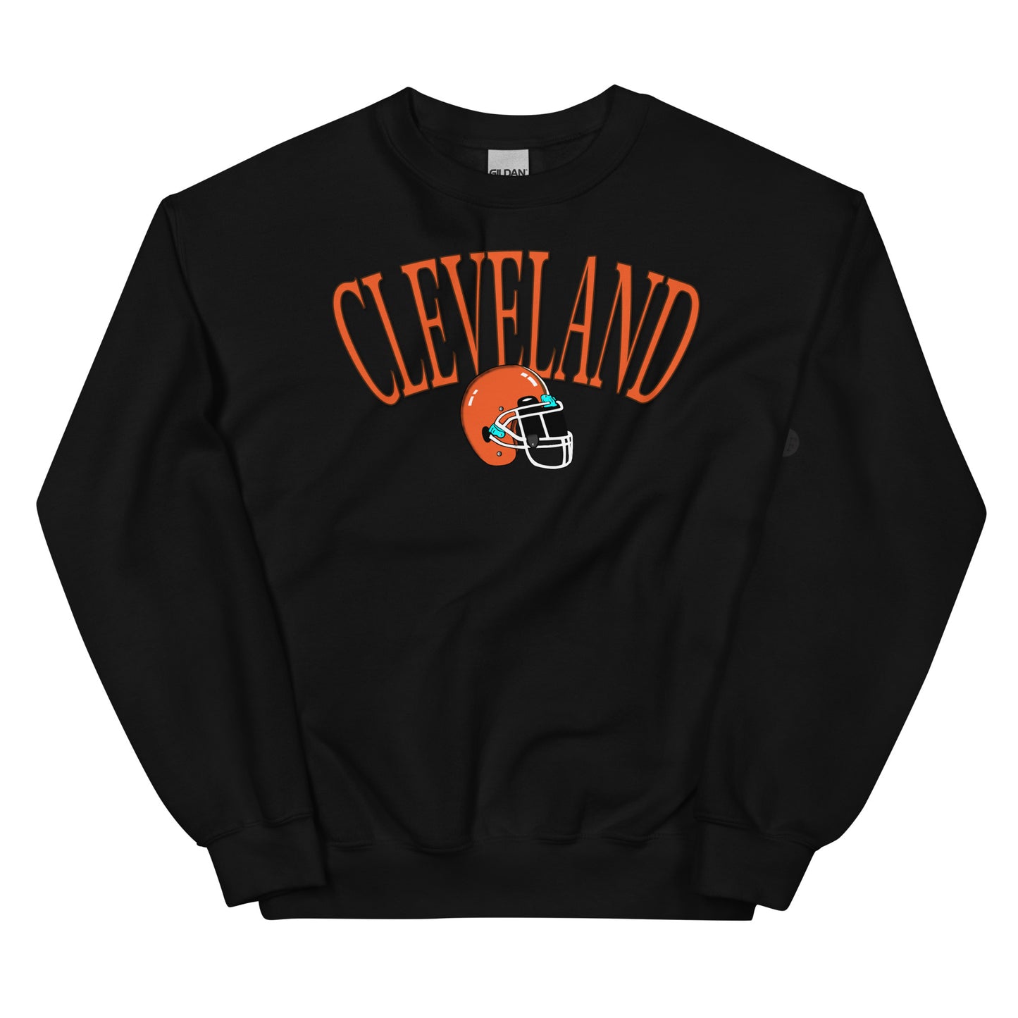 Browns Helmet Dark Visor Crewneck