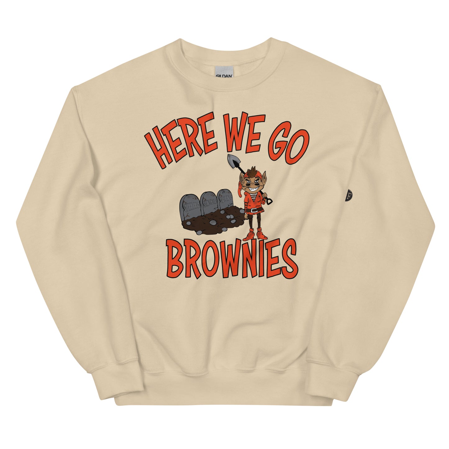 Browns "Brownie The Elf" Enemy Graveyard Crewneck