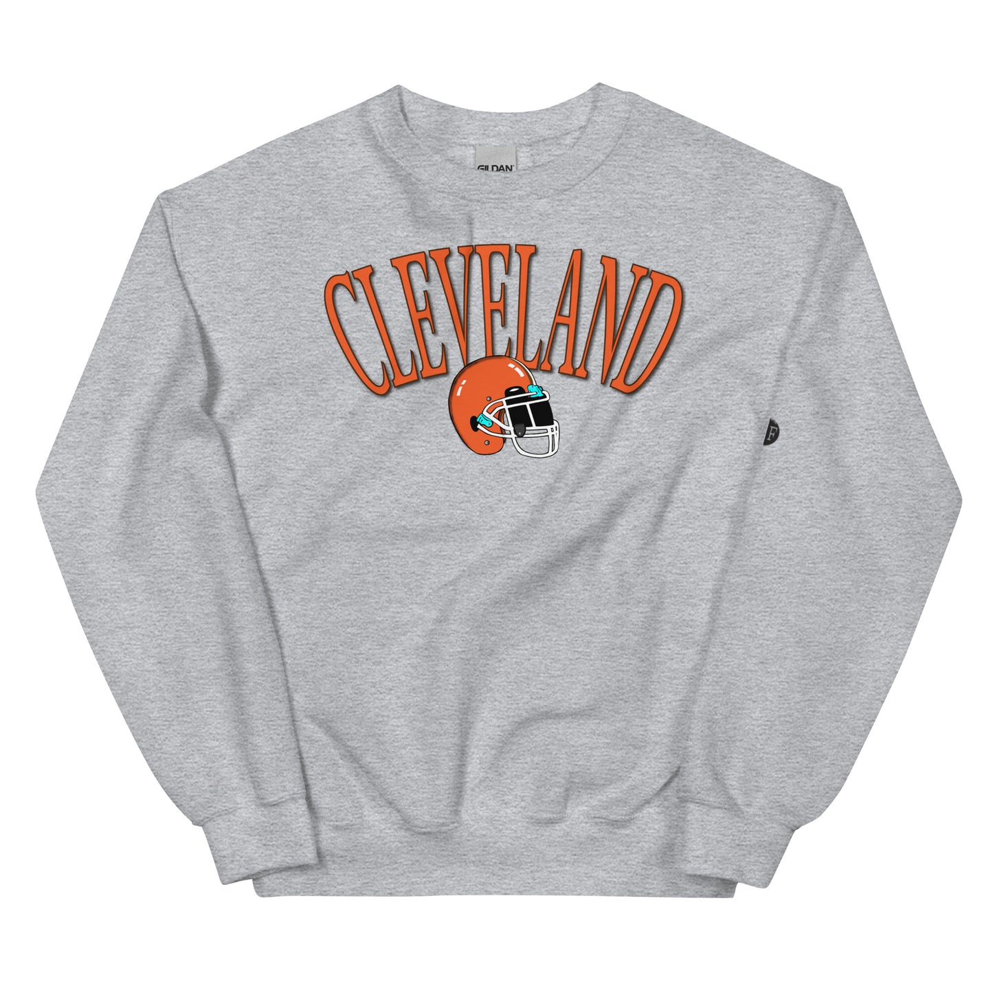 Browns Helmet Dark Visor Crewneck