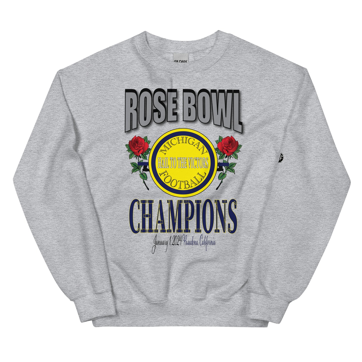 Michigan 2023 Rose Bowl Champions Crewneck