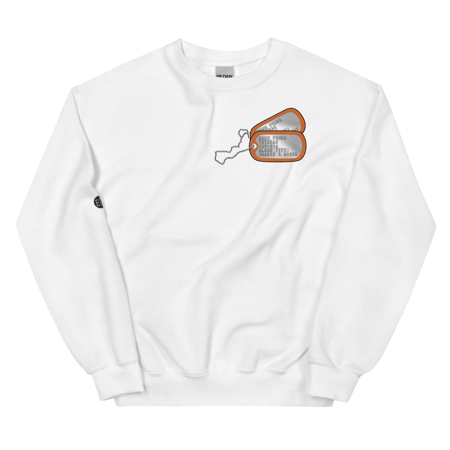 Browns "Dawg Pound Veteran" Military Tag Crewneck