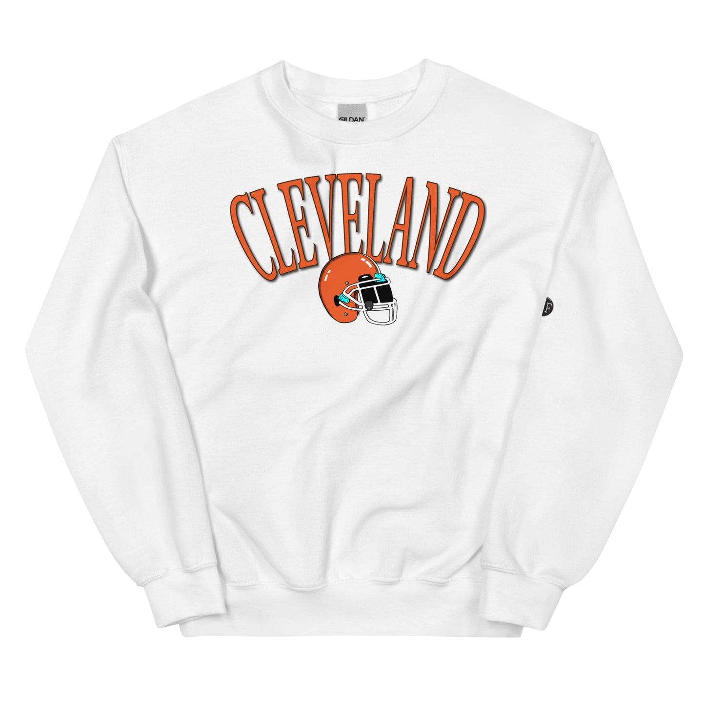 Browns Helmet Dark Visor Crewneck