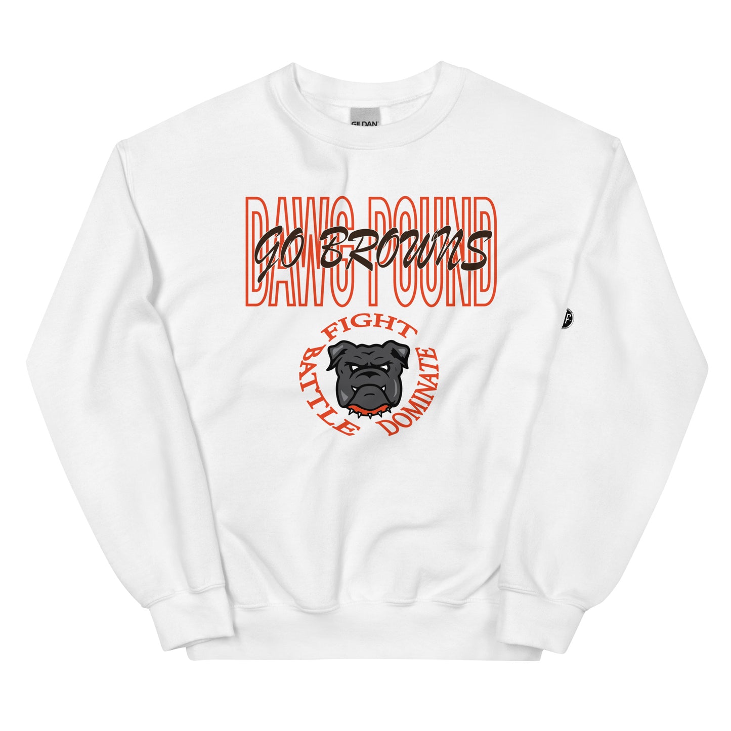 Browns "Fight Battle Dominate" Crewneck