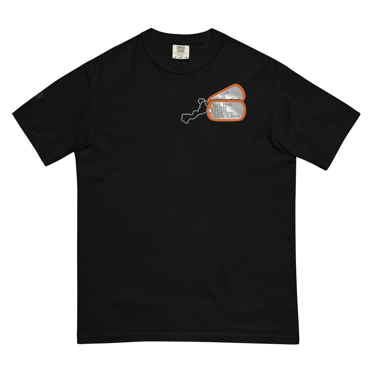 Browns "Dawg Pound Veteran" Military Tag T-Shirt