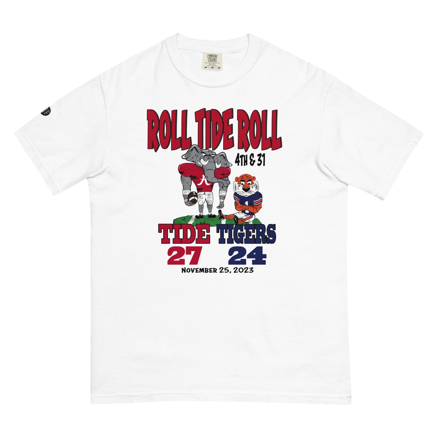 Bama vs Auburn "4th & 31" Rivalry T-Shirt