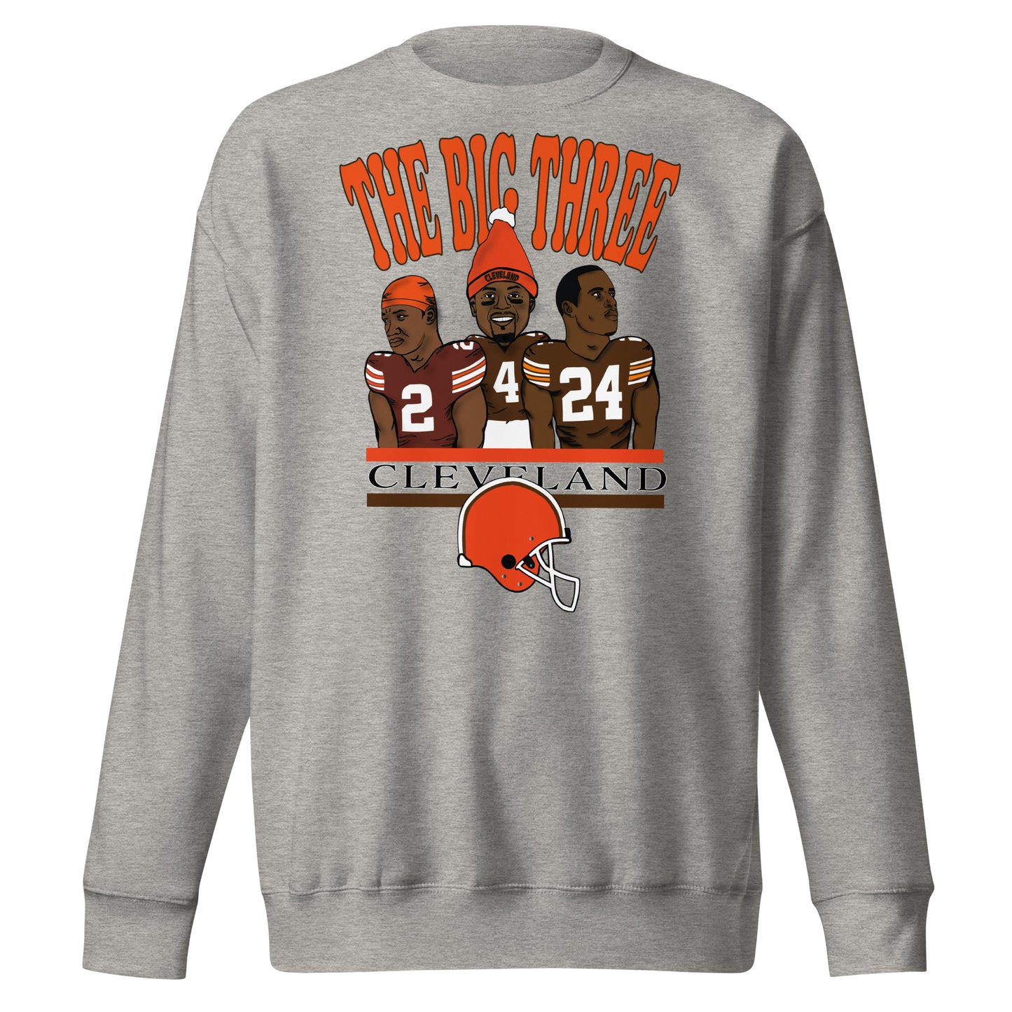 Browns Cooper, Watson, Chubb "Big Three" Crewneck