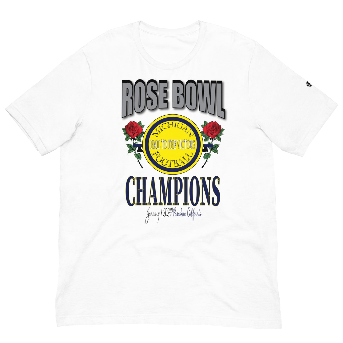 Michigan 2023 Rose Bowl Champions T-Shirt